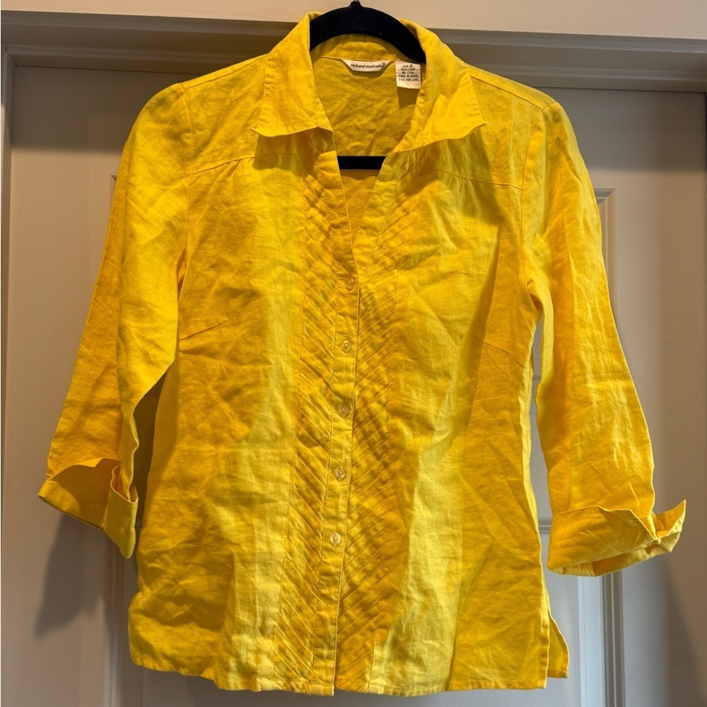 Yellow Button Down Shirt